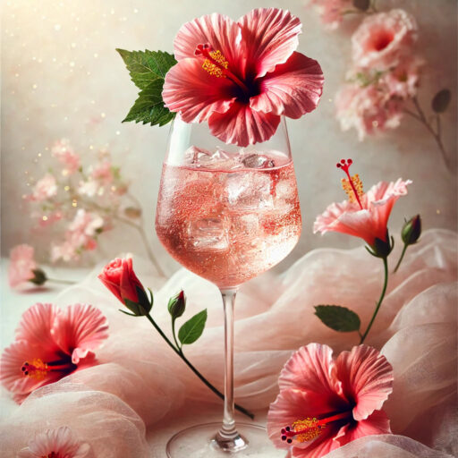 Hibiscus Gin Spritz