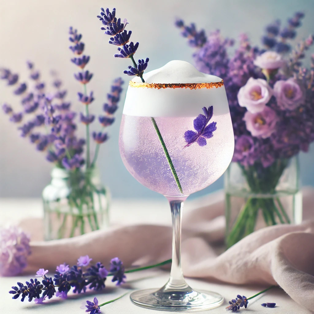 Lavender Gin Fizz Rezept